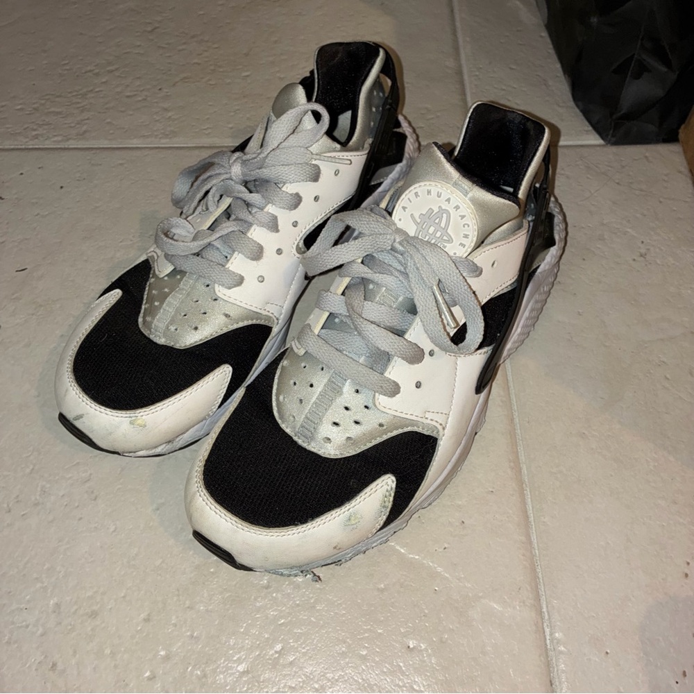 Men's size 10.5, the Nike Air Max 1 in this "Panda" (White/Black) Sneakers